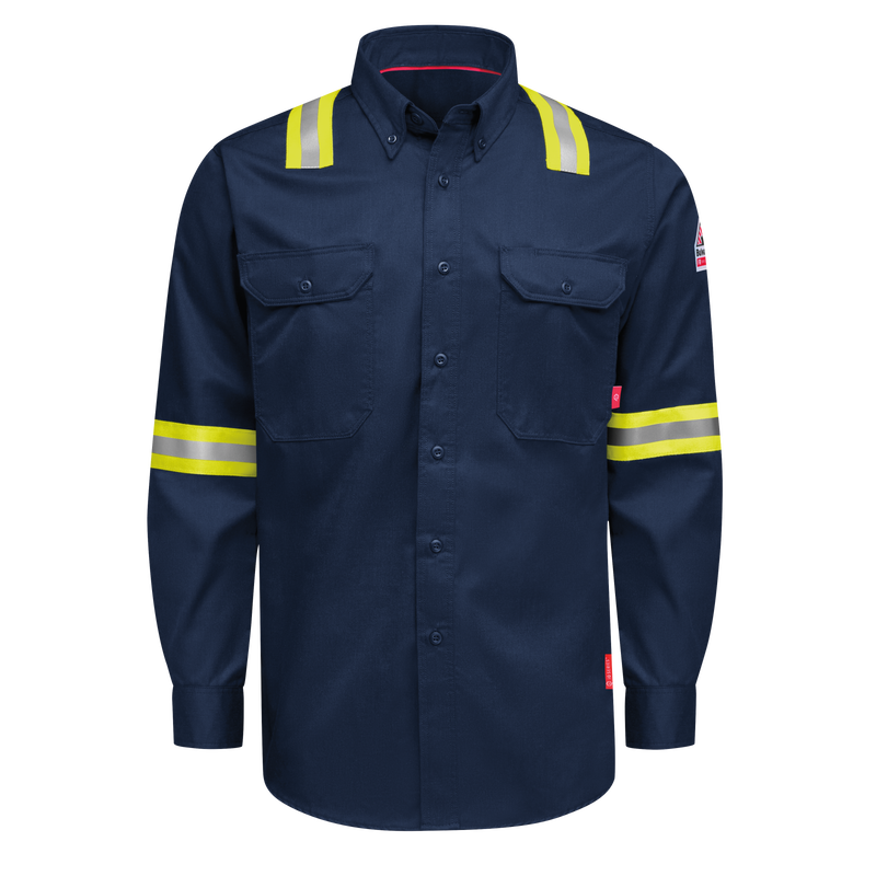 Camisa tejida cómoda de peso medio con visibilidad mejorada para hombre de la serie i Q - QS26-EHV