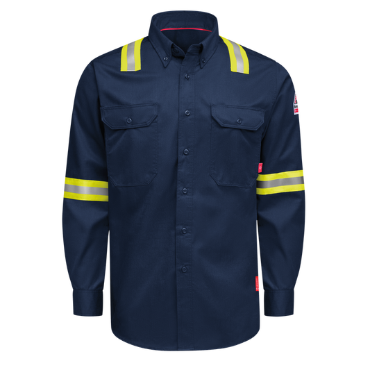 Camisa tejida cómoda de peso medio con visibilidad mejorada para hombre de la serie i Q - QS26-EHV