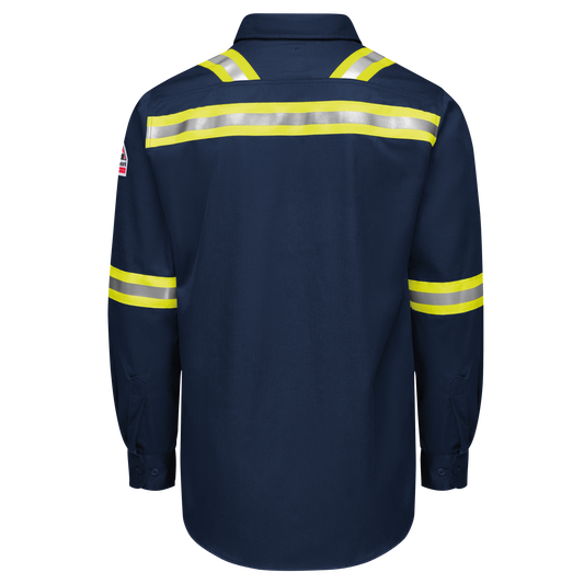 Camisa tejida cómoda de peso medio con visibilidad mejorada para hombre de la serie i Q - QS26-EHV