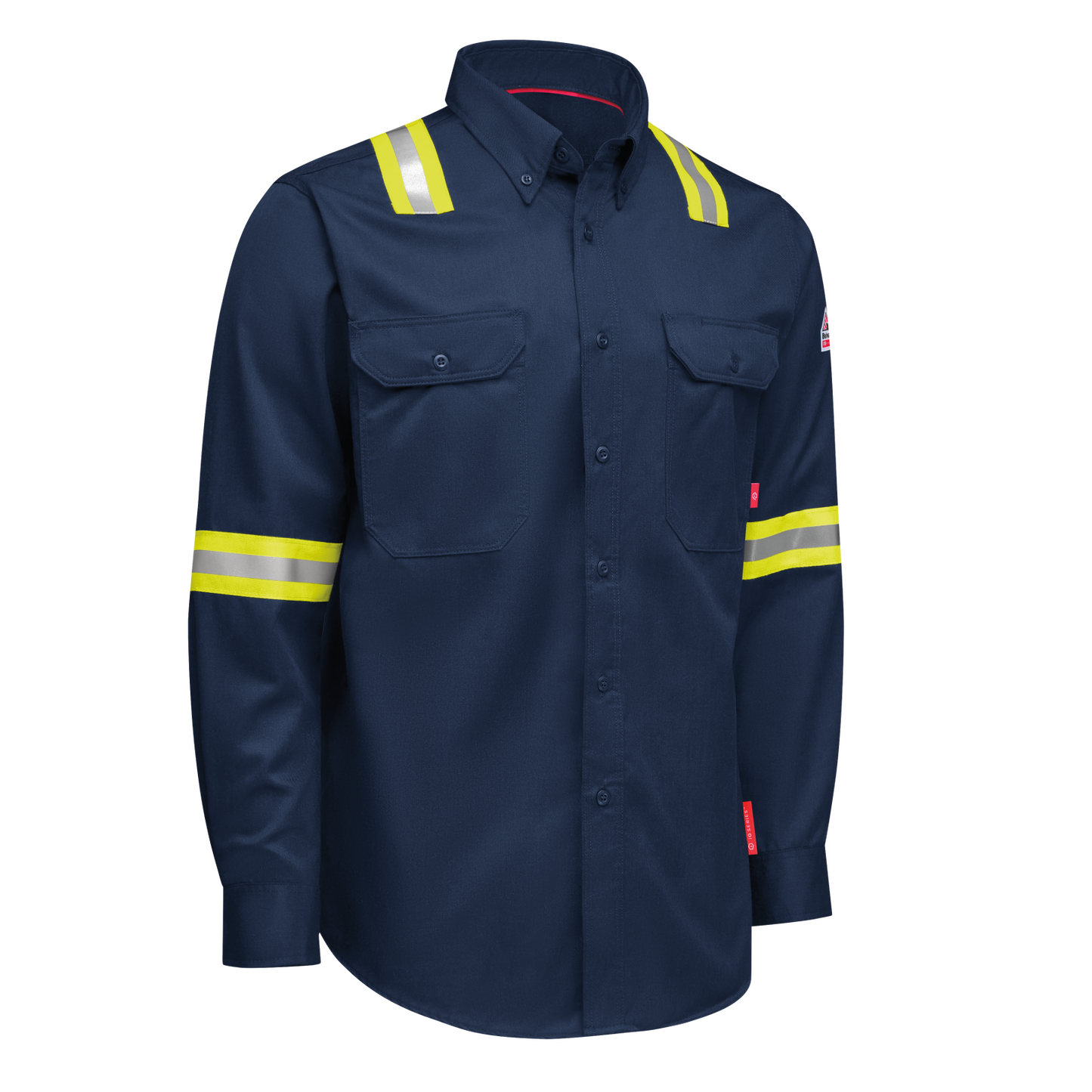 Camisa tejida cómoda de peso medio con visibilidad mejorada para hombre de la serie i Q - QS26-EHV