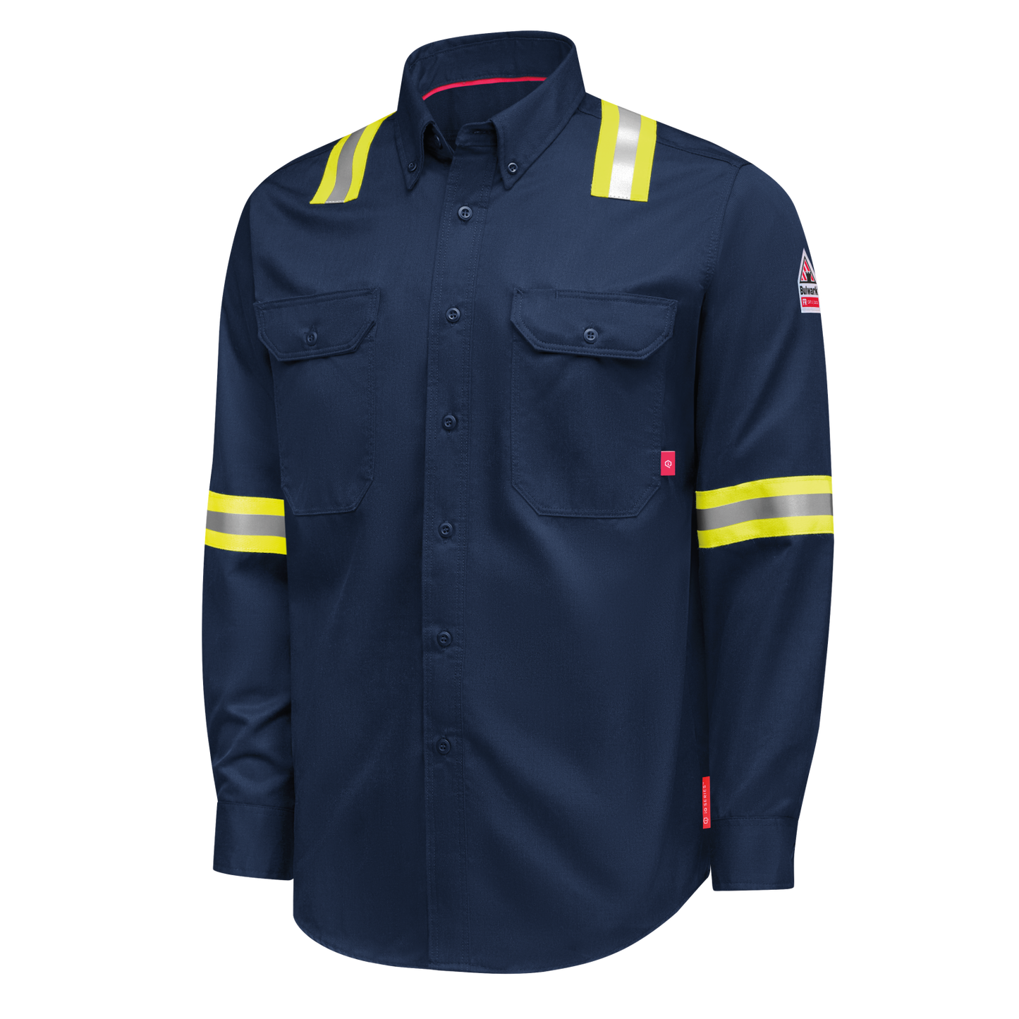 Camisa tejida cómoda de peso medio con visibilidad mejorada para hombre de la serie i Q - QS26-EHV