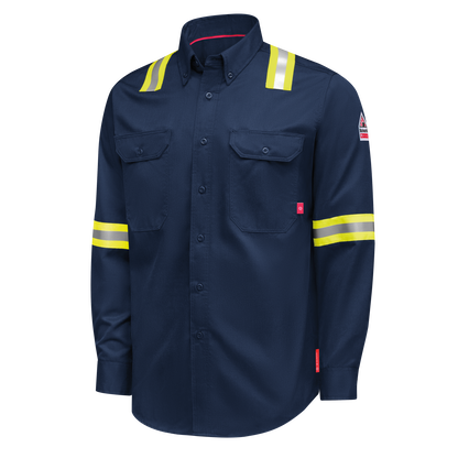 Camisa tejida cómoda de peso medio con visibilidad mejorada para hombre de la serie i Q - QS26-EHV