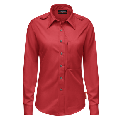 Bulwark - Camisa tejida con cierre a presión frontal, cómoda y de peso medio para mujer de la serie i Q® - QS27