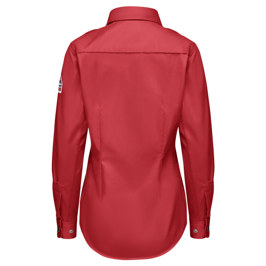 Bulwark - Camisa tejida con cierre a presión frontal, cómoda y de peso medio para mujer de la serie i Q® - QS27