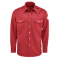 Bulwark - Camisa tejida con cierre a presión frontal, cómoda y de peso medio para hombre de la serie i Q® - QS28