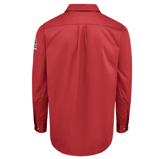 Bulwark - Camisa tejida con cierre a presión frontal, cómoda y de peso medio para hombre de la serie i Q® - QS28