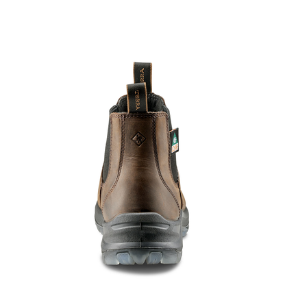 Terra - Bota de trabajo de seguridad Terra Murphy de 6" con puntera de composite y sin cordones para hombre - R4NRDB