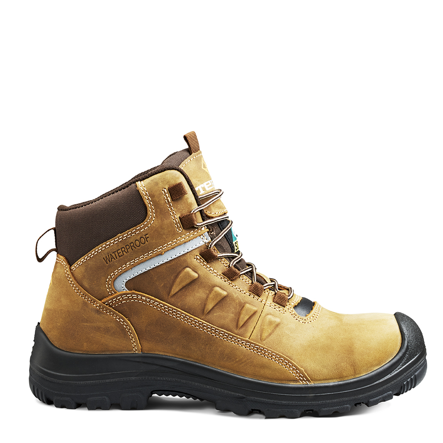 Terra - Bota de trabajo de seguridad Terra Findlay de 6" con punta de composite impermeable para hombre - R5204B