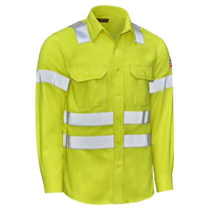 Bulwark - Camisa de trabajo de alta visibilidad para hombre - S1W2