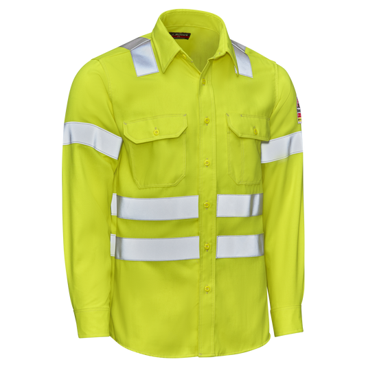 Bulwark - Camisa de trabajo de alta visibilidad para hombre - S1W2