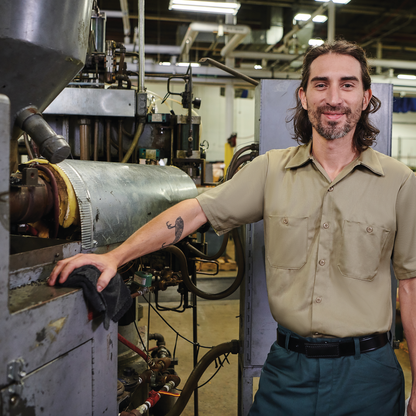 Red Kap - Camisa de trabajo de algodón antiarrugas de manga corta para hombre - SC40-6.4