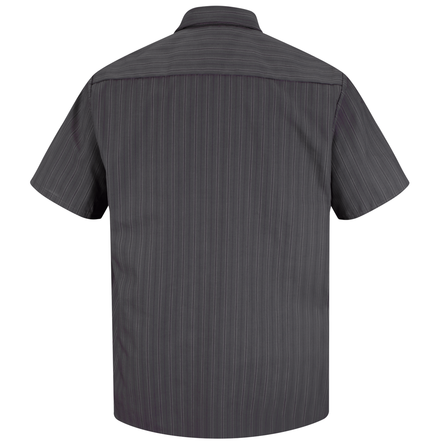 Red Kap - Camisa de trabajo a rayas de manga corta para hombre - SP20