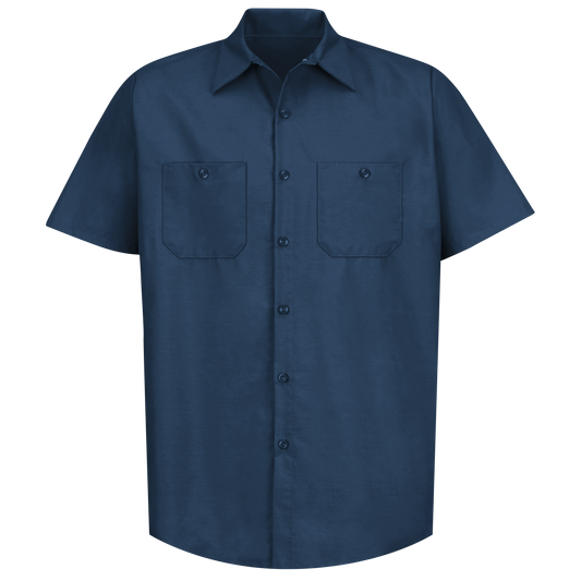 Red Kap - Camisa de trabajo industrial de manga corta para hombre - SP24-SOLID