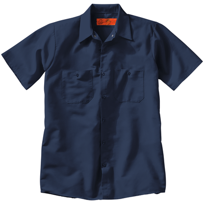 Red Kap - Camisa de trabajo industrial de manga corta para hombre - SP24-SOLID