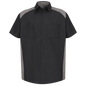 Red Kap - Camisa de manga corta de deportes de motor para hombre - SP28