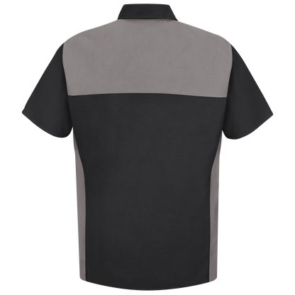 Red Kap - Camisa de manga corta de deportes de motor para hombre - SP28