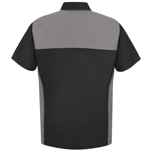 Red Kap - Camisa de manga corta de deportes de motor para hombre - SP28