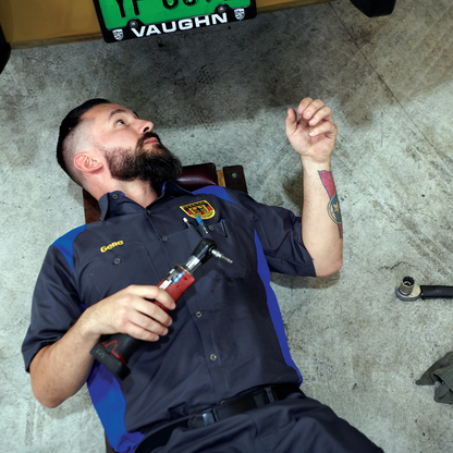 Red Kap - Camisa de manga corta de deportes de motor para hombre - SP28