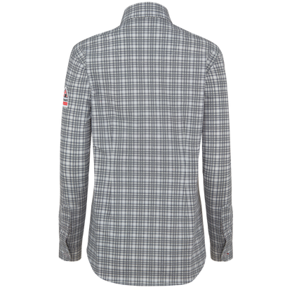 Bulwark - Camisa de punto flexible con botones para mujer Bulwark FR - STG3