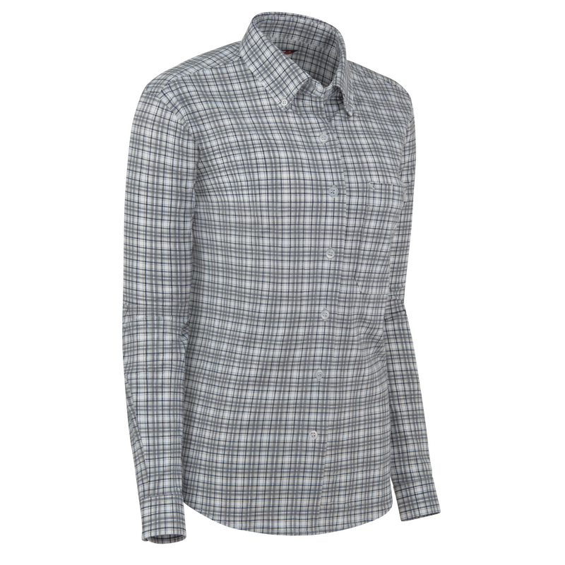 Bulwark - Camisa de punto flexible con botones para mujer Bulwark FR - STG3