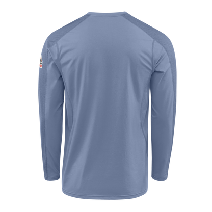Bulwark - Camiseta Henley de punto flexible para hombre - STL2