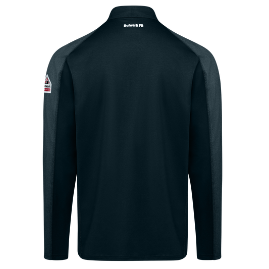 Bulwark - Jersey de punto flexible con cremallera de 1/4 para hombre - STZ2