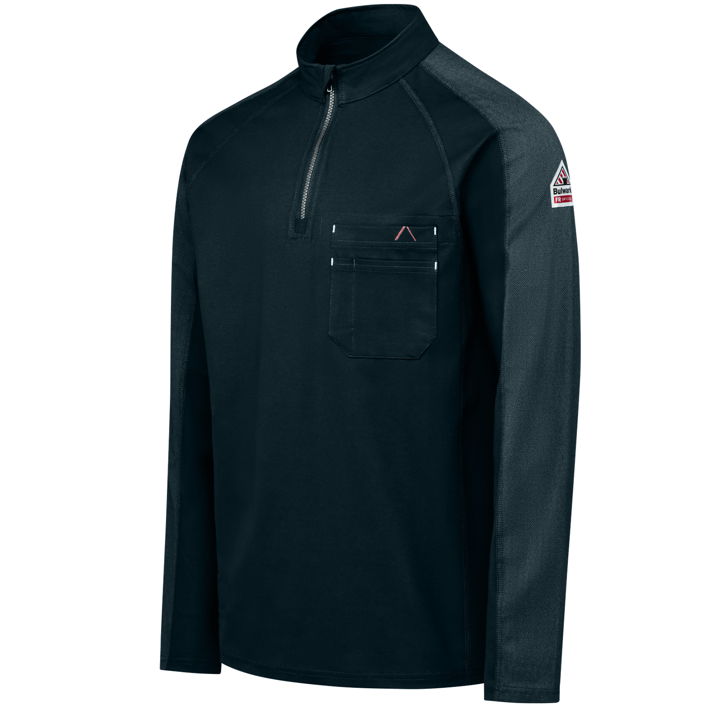 Bulwark - Jersey de punto flexible con cremallera de 1/4 para hombre - STZ2