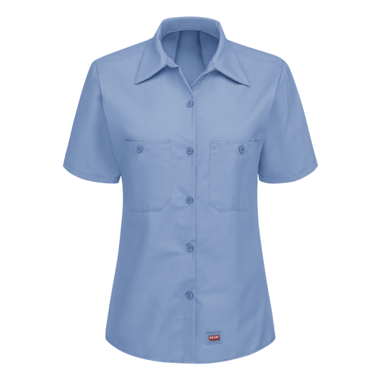 Red Kap - Camisa de trabajo de manga corta para mujer con MIMIX® - SX21