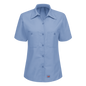 Red Kap - Camisa de trabajo de manga corta para mujer con MIMIX® - SX21