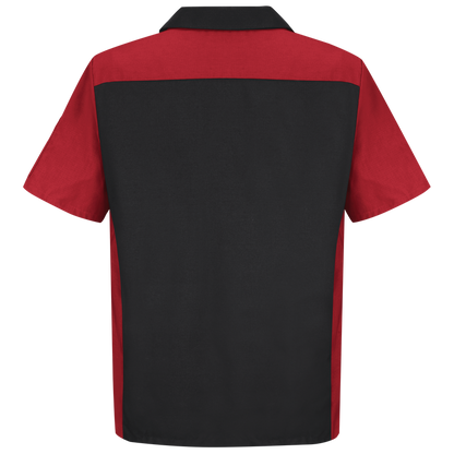 Red Kap - Camisa de manga corta de dos tonos para hombre - SY20