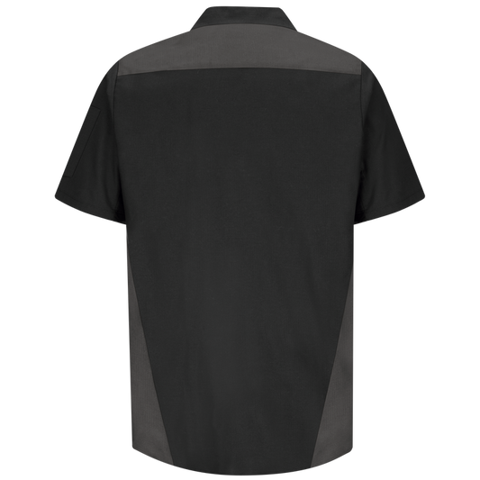 Red Kap - Camisa de manga corta tricolor para hombre - SY28-TRI-COLOR