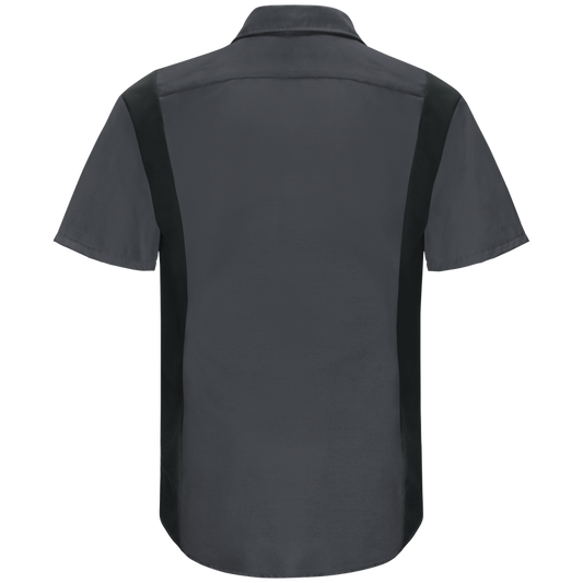 Red Kap - Camisa de manga corta Performance Plus Shop para hombre con tecnología Oilblok - SY42-OB-CB