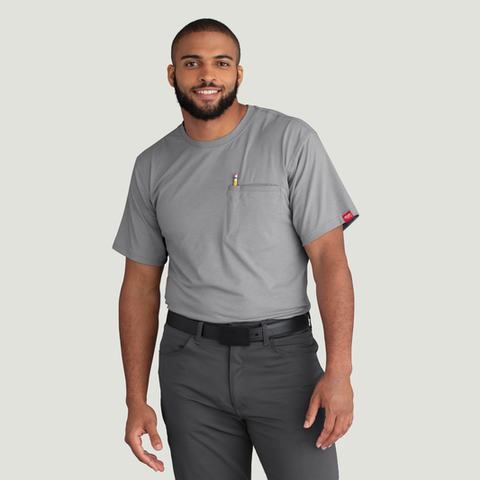 Red Kap - Camiseta refrescante de manga corta con bolsillo para hombre - TKM2