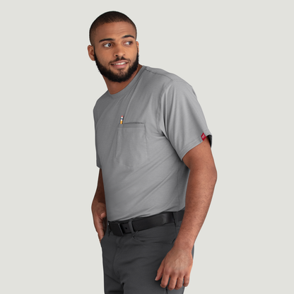 Red Kap - Camiseta refrescante de manga corta con bolsillo para hombre - TKM2