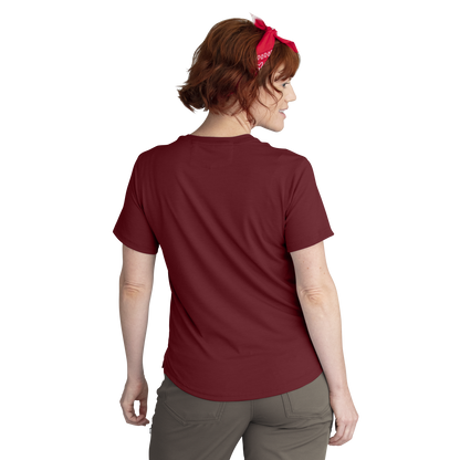 Red Kap - Camiseta refrescante de manga corta para mujer - TKW1