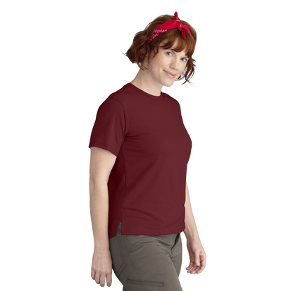Red Kap - Camiseta refrescante de manga corta para mujer - TKW1