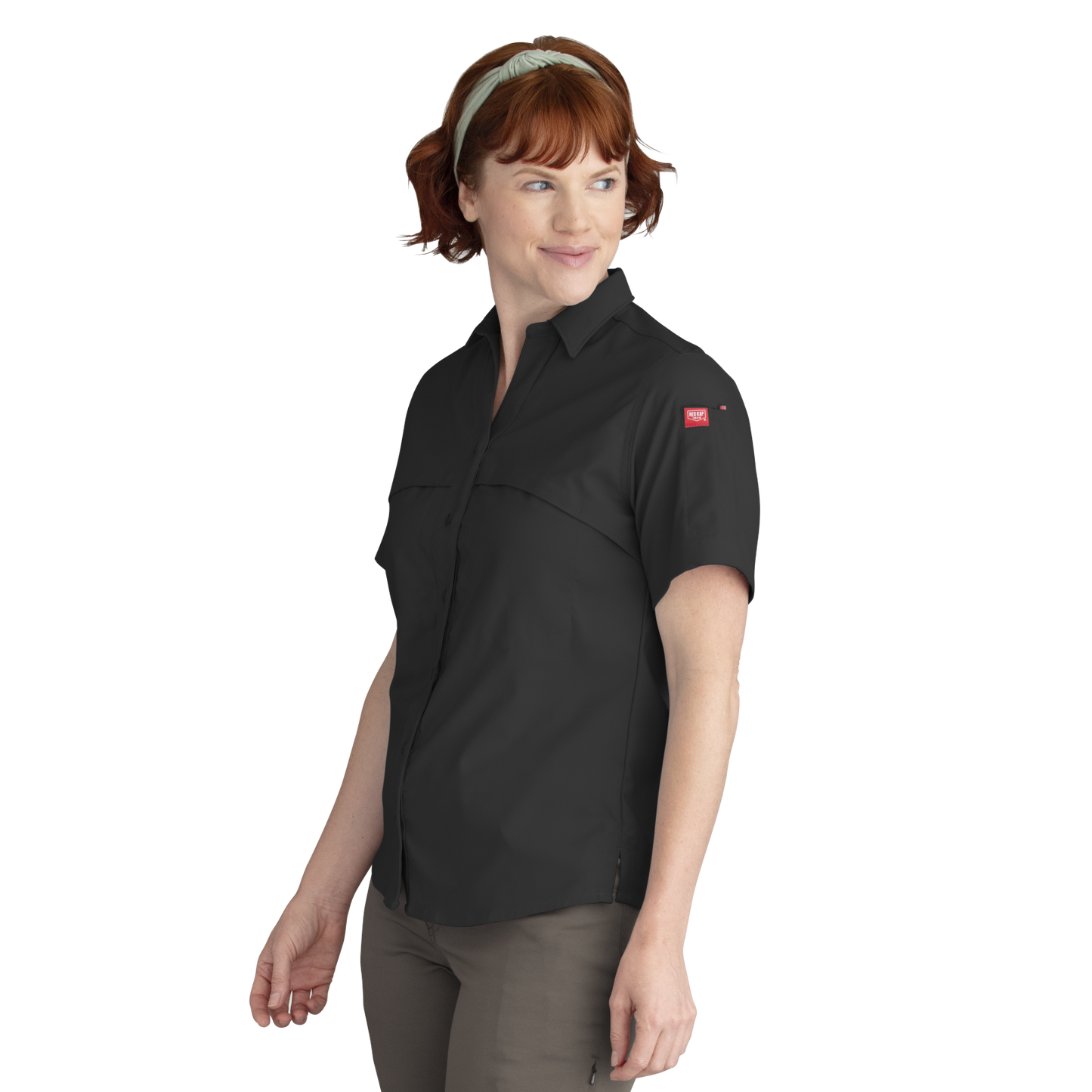 Red Kap - Camisa de trabajo refrescante de manga corta para mujer - TSW1