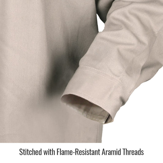 Black Stallion - Camisa de trabajo de algodón FR - WF2110-ST