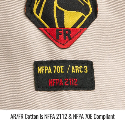 Black Stallion - Camisa de trabajo de algodón FR con cinta reflectante de 5 cm -  WF2112-ST