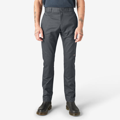 Dickies - Pantalones de trabajo ajustados con doble rodilla FLEX - WP811