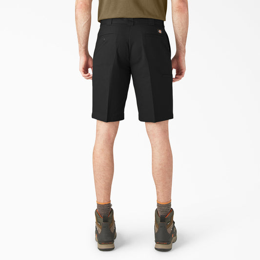 Dickies - Pantalones cortos de trabajo FLEX de corte relajado, 11" - WR852