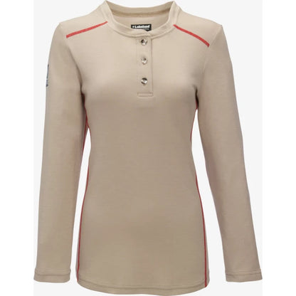 Lakeland - Henley de punto largo FR de alto rendimiento para mujer manga - HSWAT