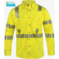 Lakeland - Camisa Abotonable de Punto Ignífuga de Alto Rendimiento y Visibilidad - ISHAT29RT