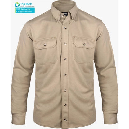 Lakeland - Camisa abotonable de punto ignífuga de alto rendimiento - ISHAT