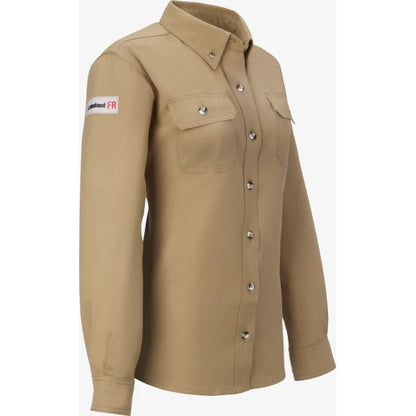 Lakeland - Camisa abotonada Westex DH de 6,5 oz para mujer - ISHW65DH