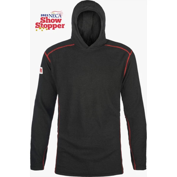 Lakeland - Sudadera FR de alto rendimiento con capucha y polaina para el cuello - LSCMWH